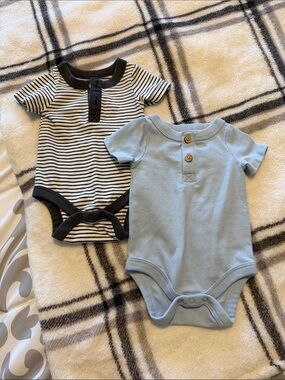 Newborn Button Onesies